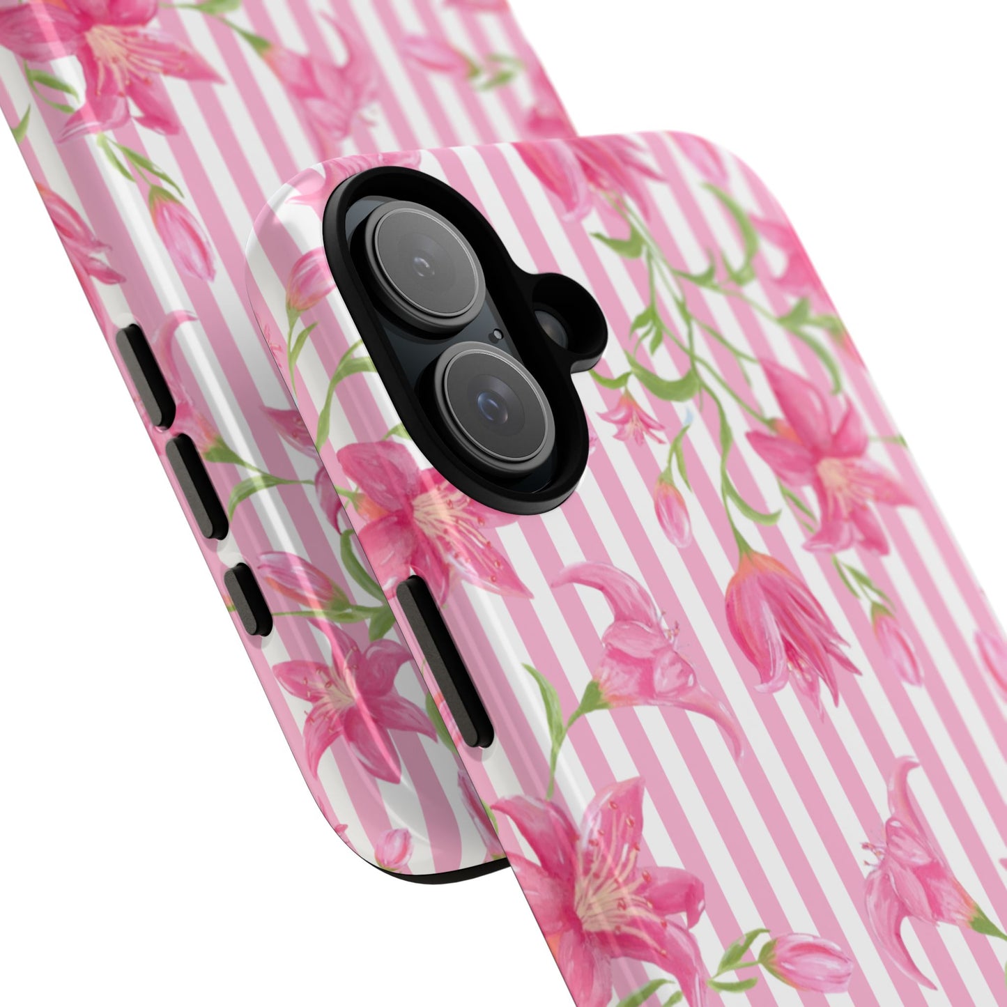Azalea Stripe Tough Case for iPhone - Pink