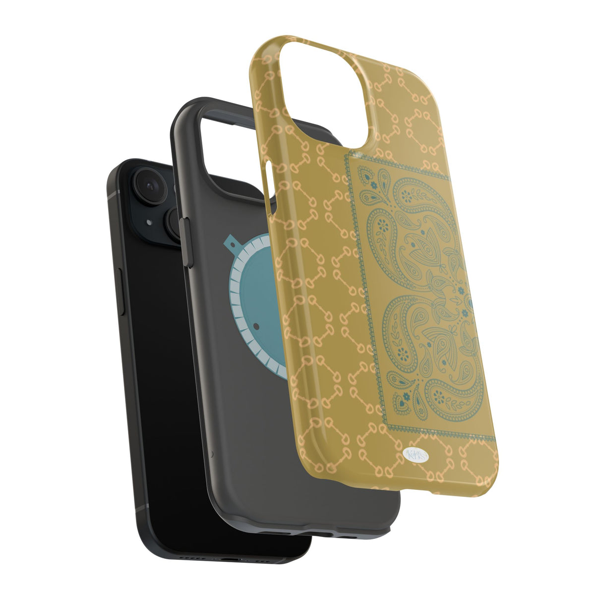 Horsebit Bandana Mag Safe Case for iPhone