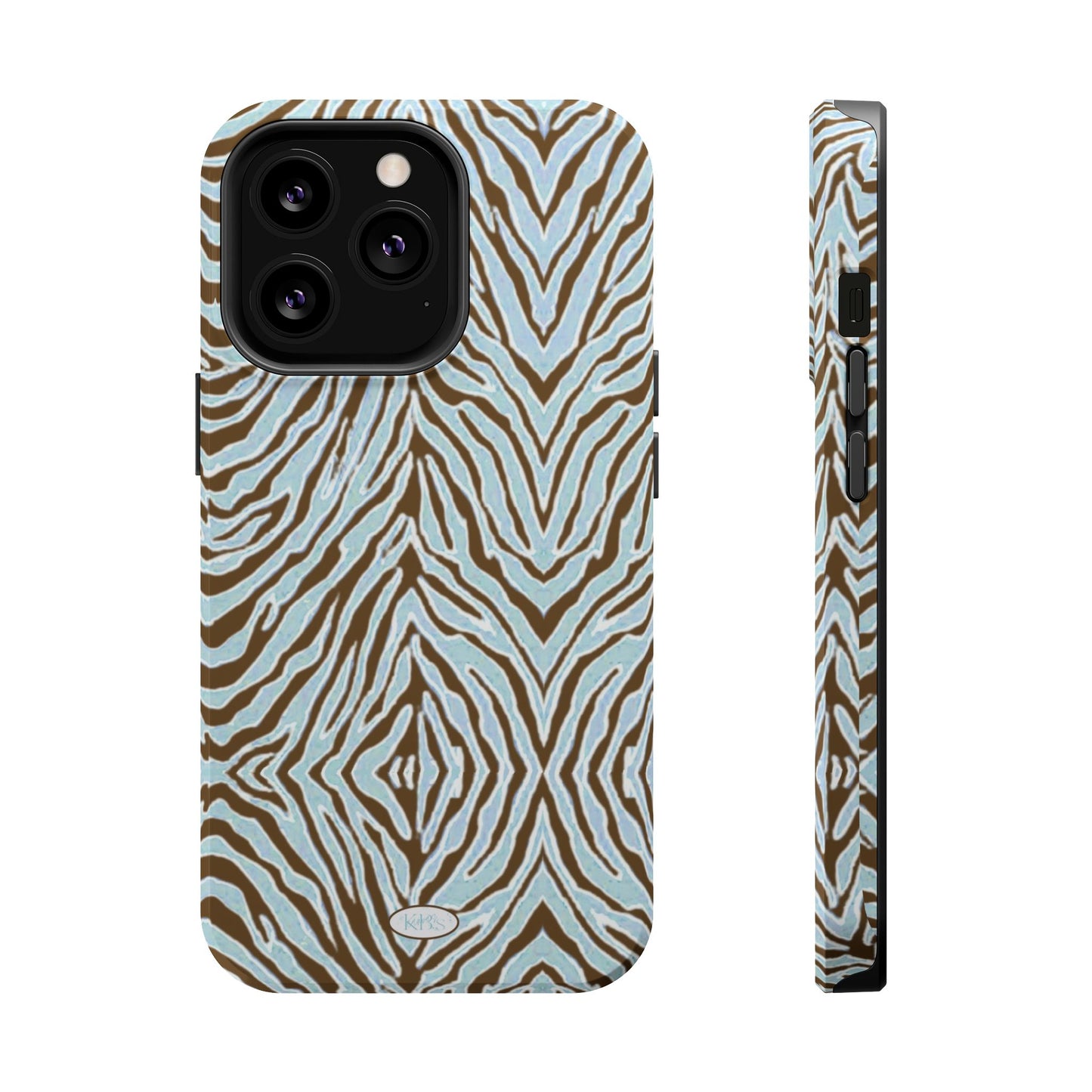 Zebra Bleu Mag Safe Case for iPhone