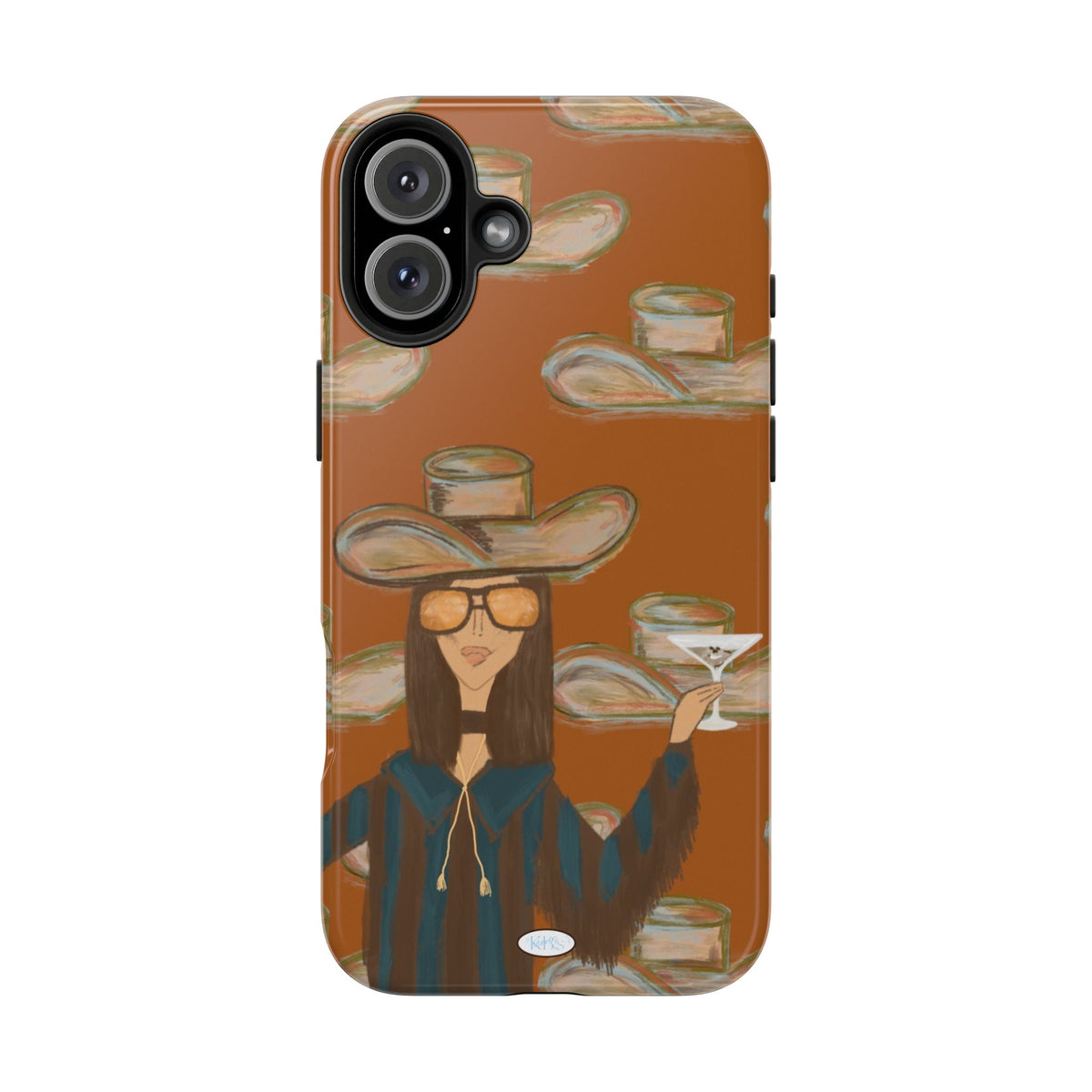 Cocktail Cowgirl Tough Case for iPhone