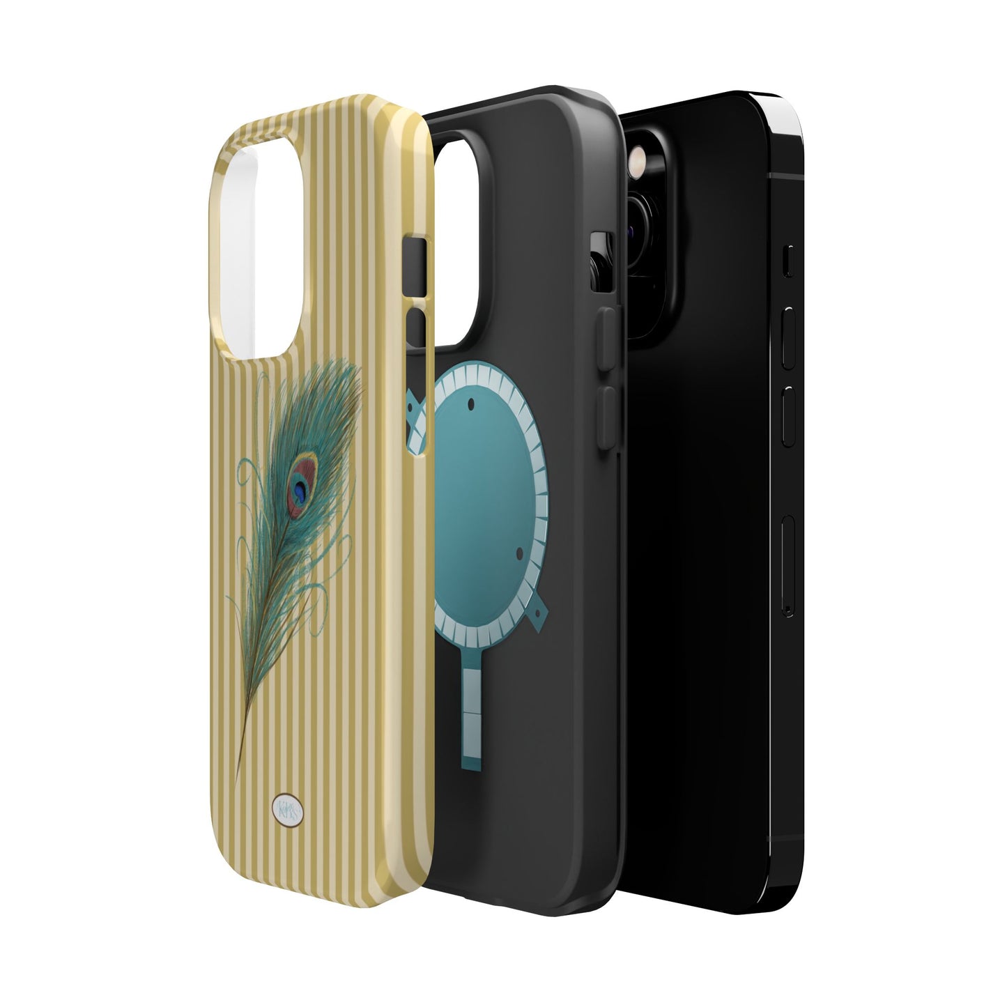 Peacock Feather Mag Safe Case