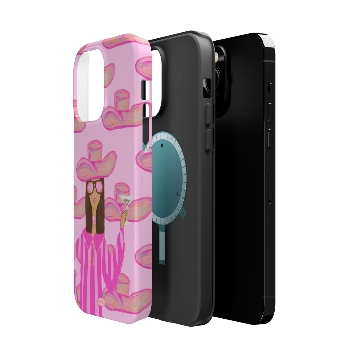 Cocktail Cowgirl MagSafe Case - Pink