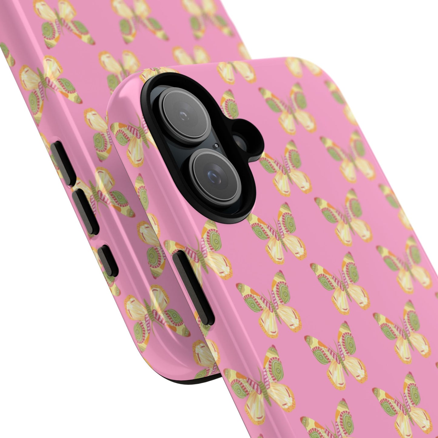 Flutter Pattern Tough Case - Pink