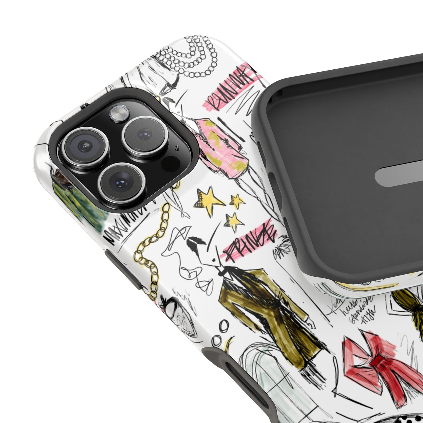 Fashion Sketch Mag Safe Case for iPhone - Multi