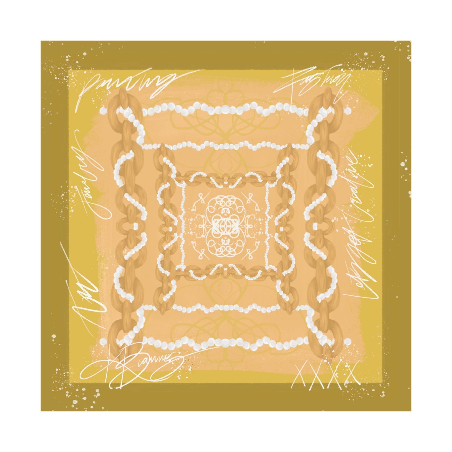 Maison Link Scarf Photo Print