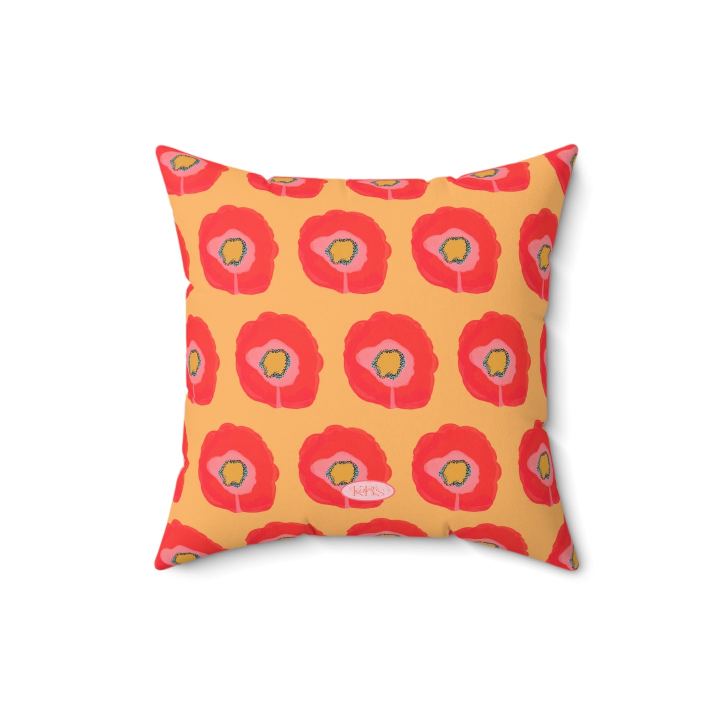 Poppy Fleur Throw Pillow