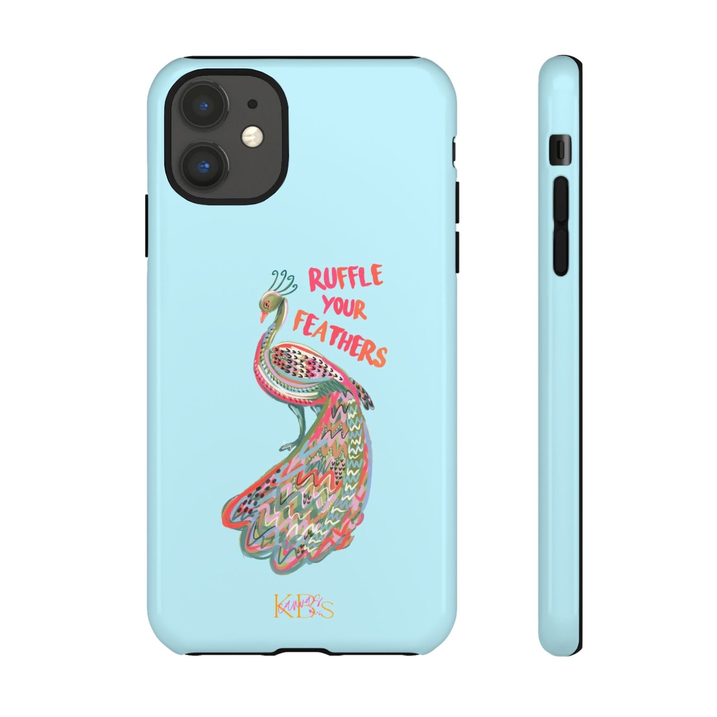 Ruffle Your Feathers Tough Case - Blue