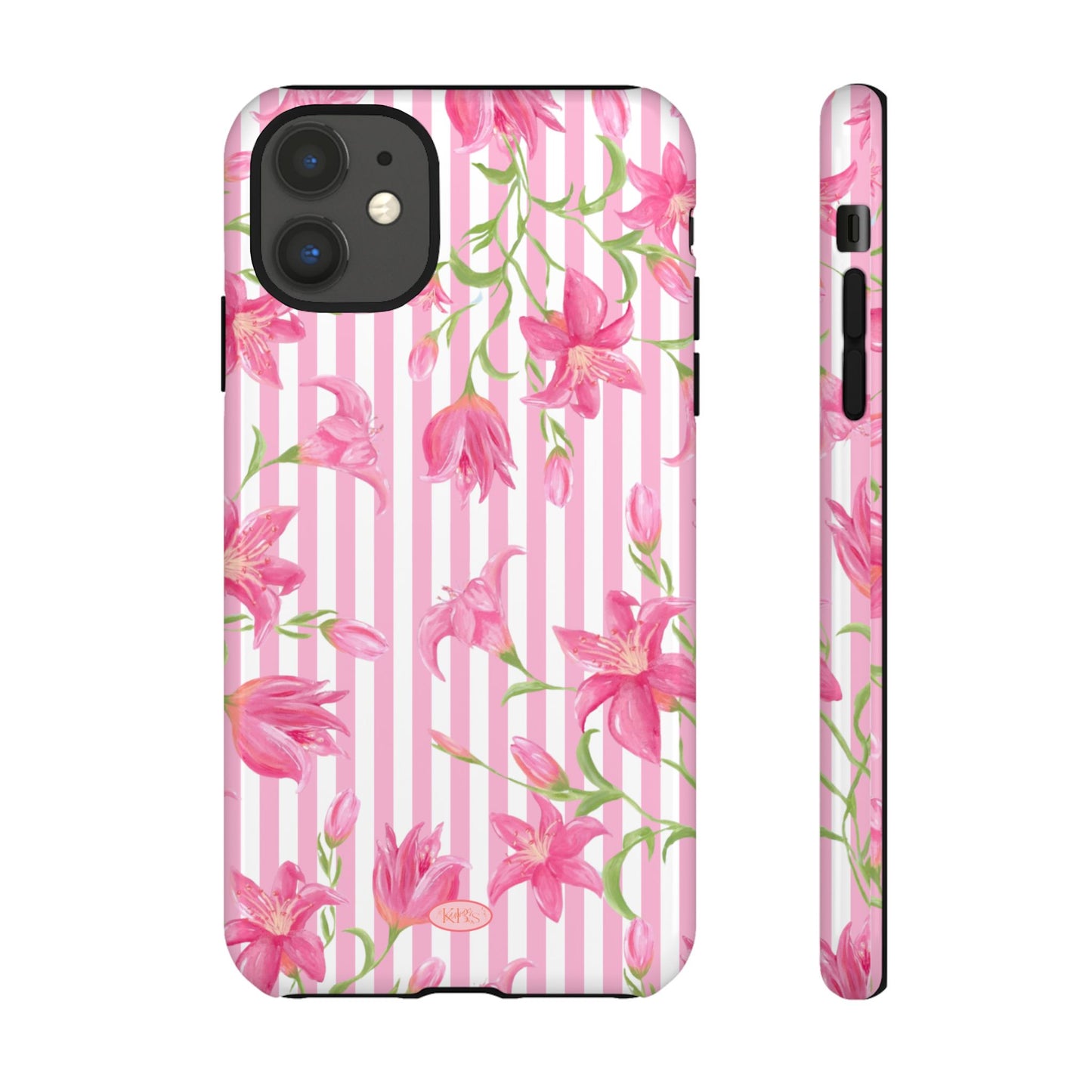 Azalea Stripe Tough Case for iPhone - Pink