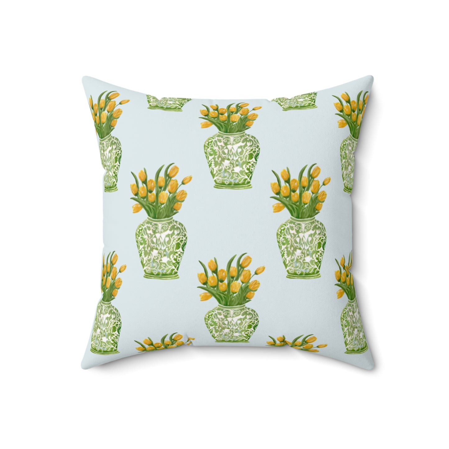 Tulip Haus Pattern Throw Pillow