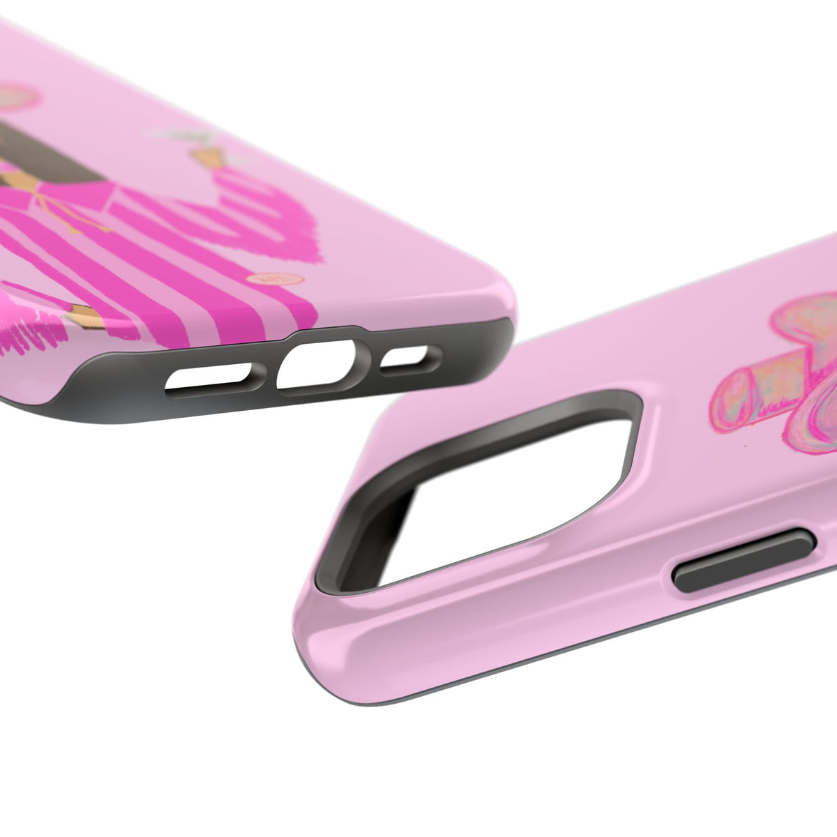 Cocktail Cowgirl Mag Safe Case for iPhone - Pink