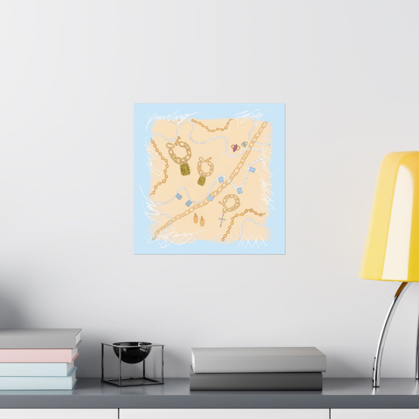Le Jewel Scarf Photo Print