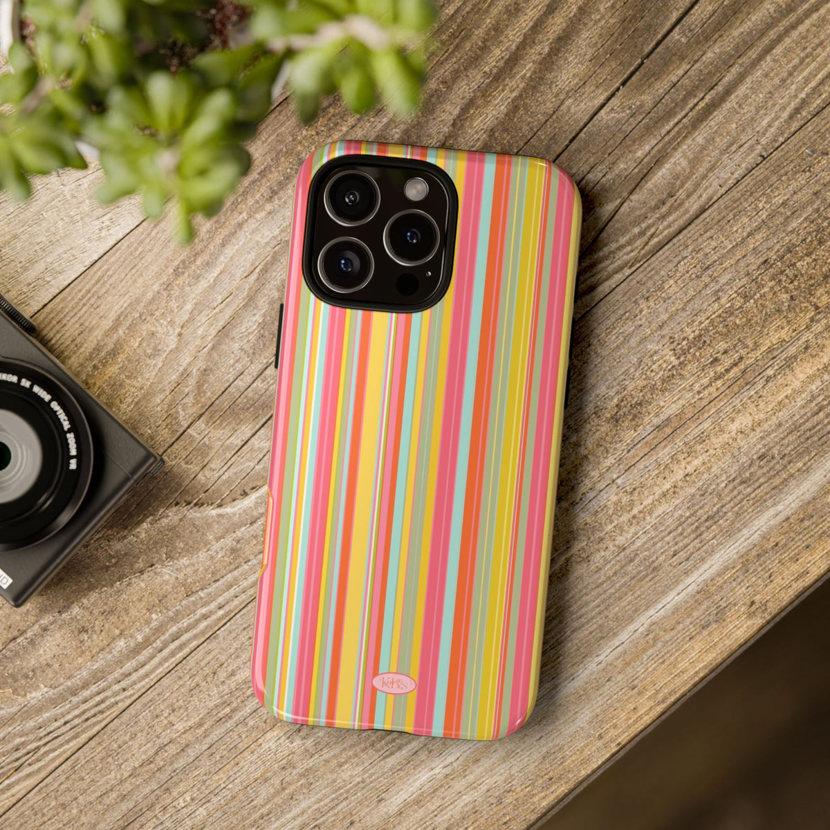 Poolside Stripe Tough Case for iPhone