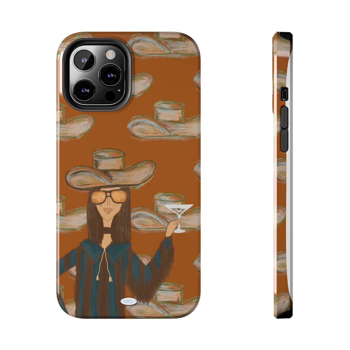 Cocktail Cowgirl Tough Case for iPhone