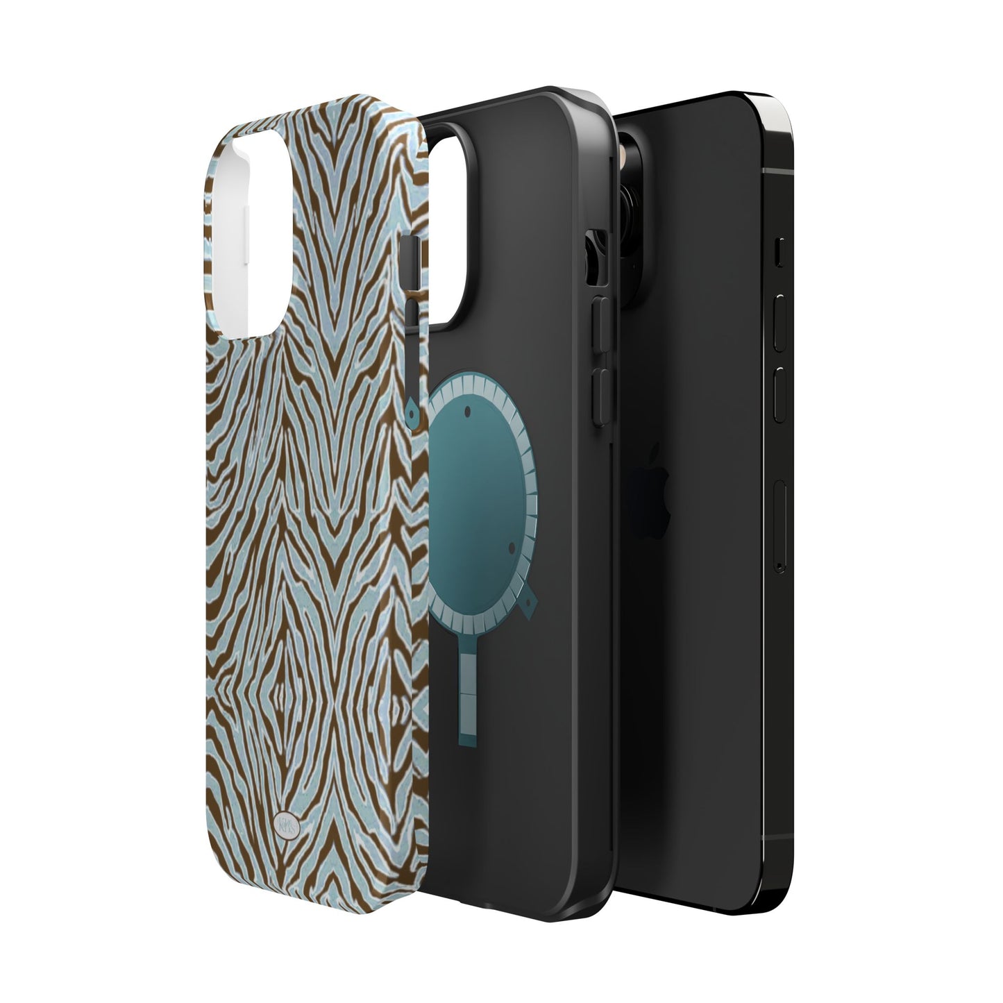 Zebra Bleu Mag Safe Case for iPhone