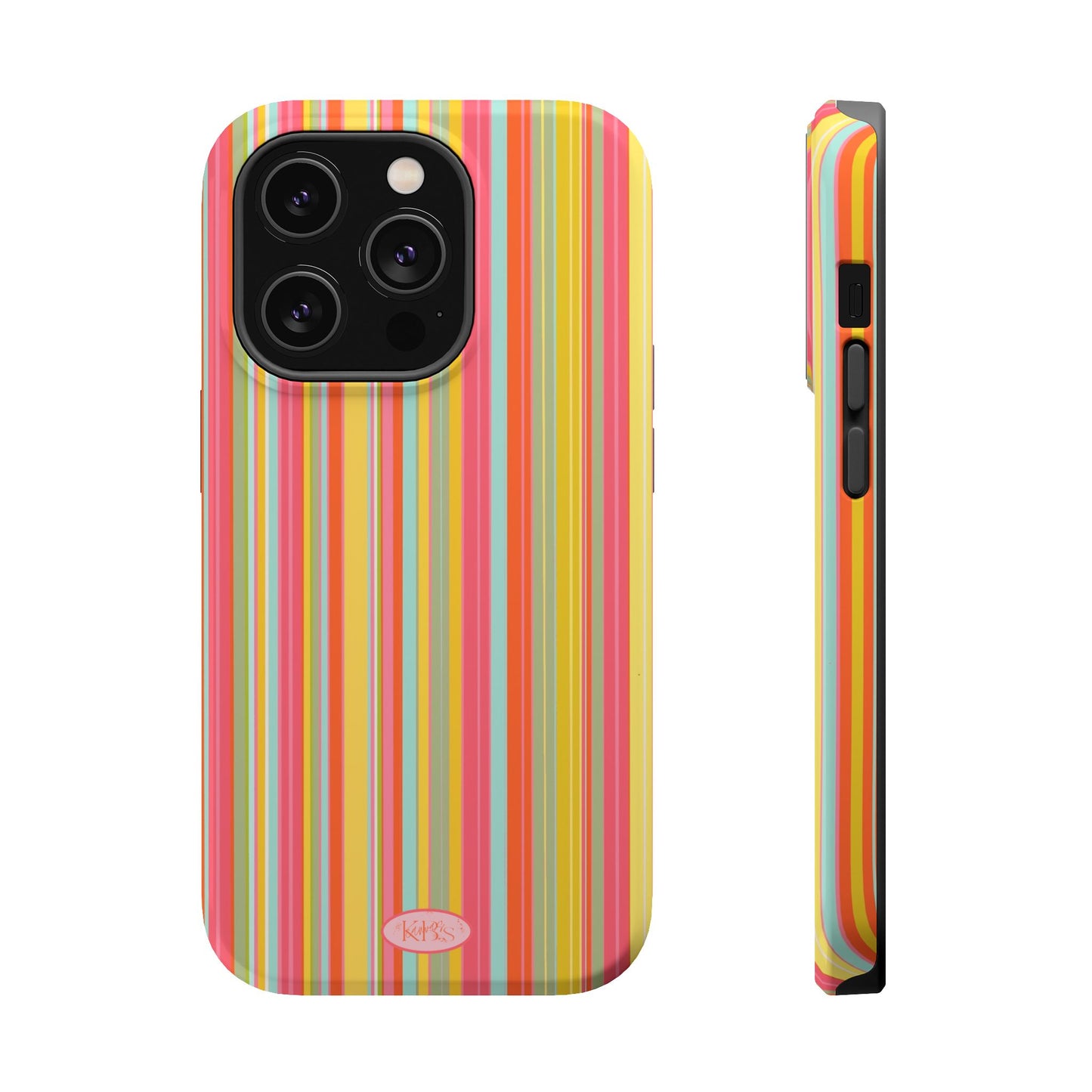 Poolside Stripe Mag Safe Case for iPhone