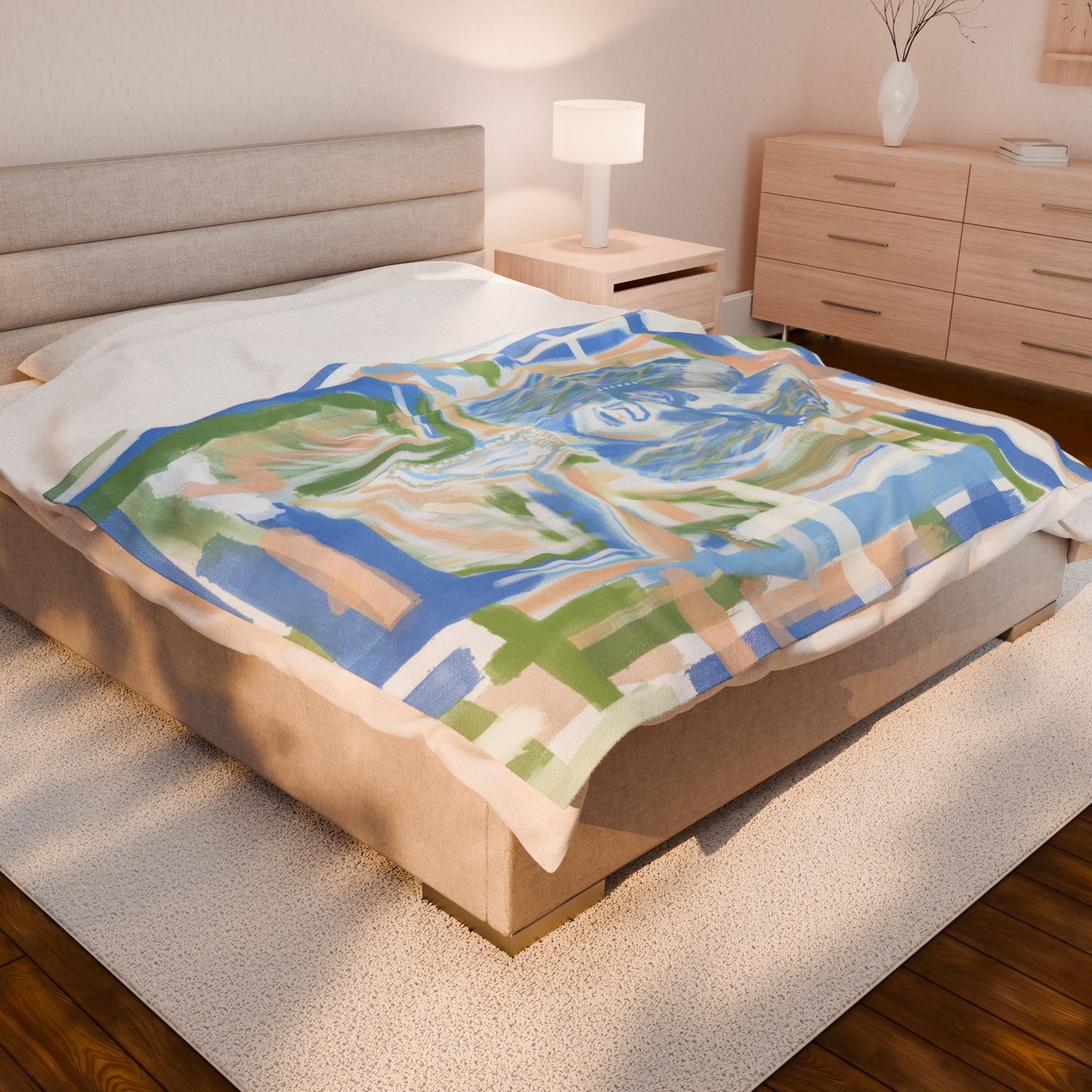 Colette James Velveteen Blanket