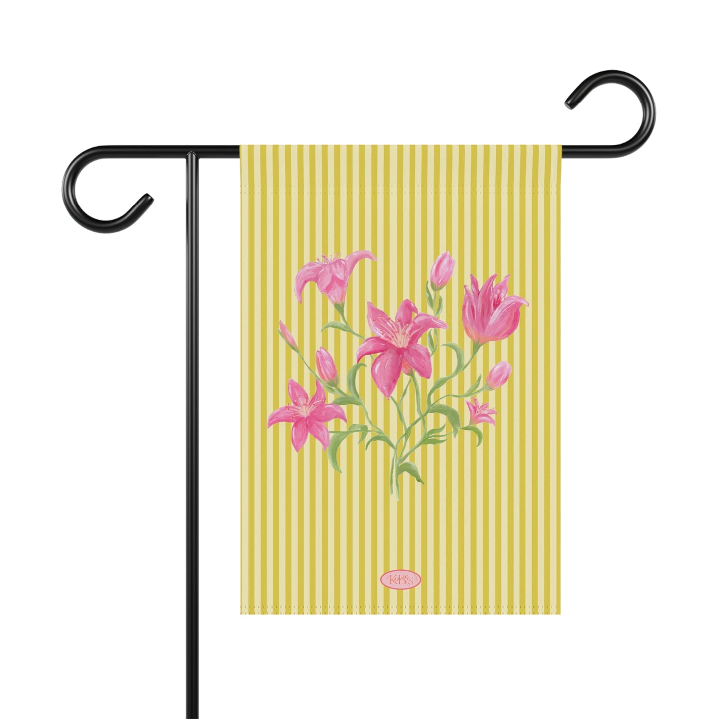 Lily Bloom Garden Flag - Yellow
