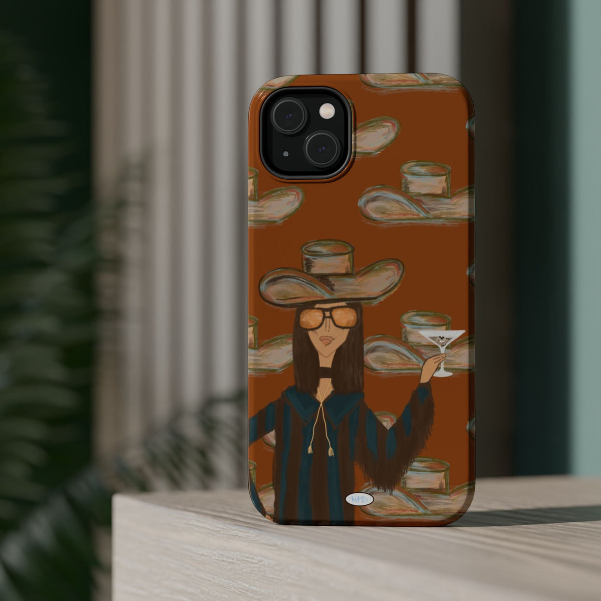 Cocktail Cowgirl Mag Safe Case for iPhone