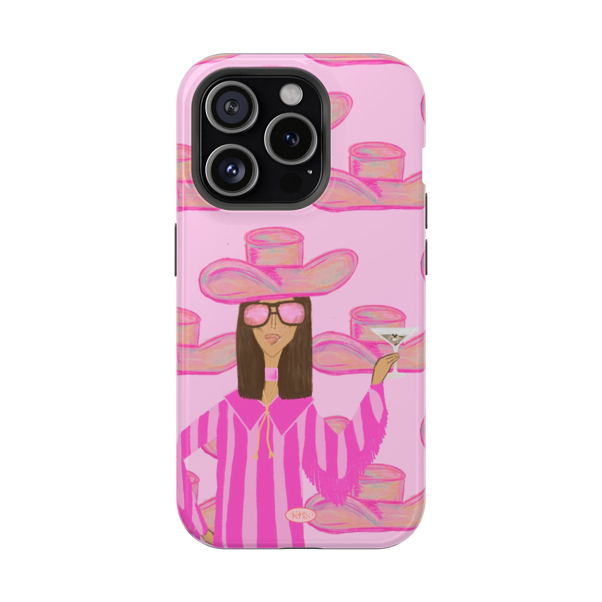 Cocktail Cowgirl MagSafe Case - Pink