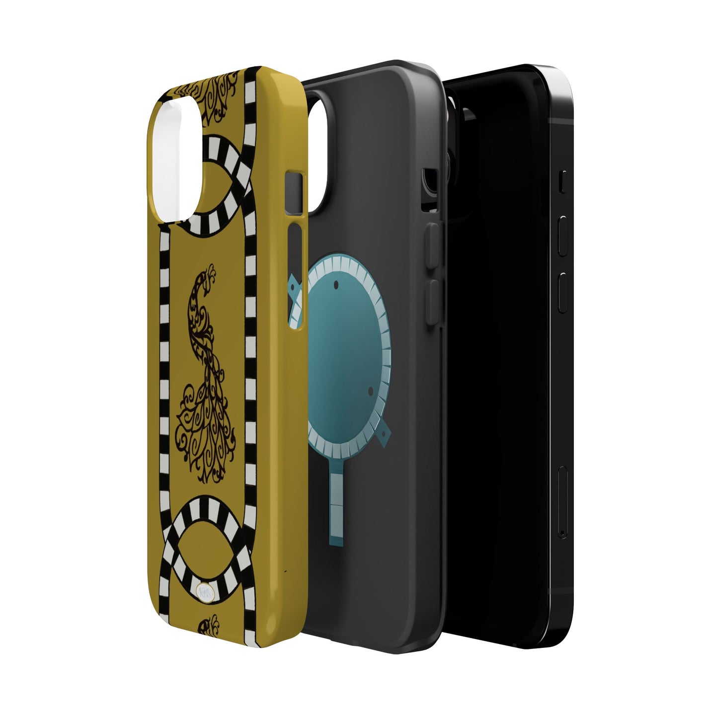 Feathered Stripe Mag Safe Case for iPhone