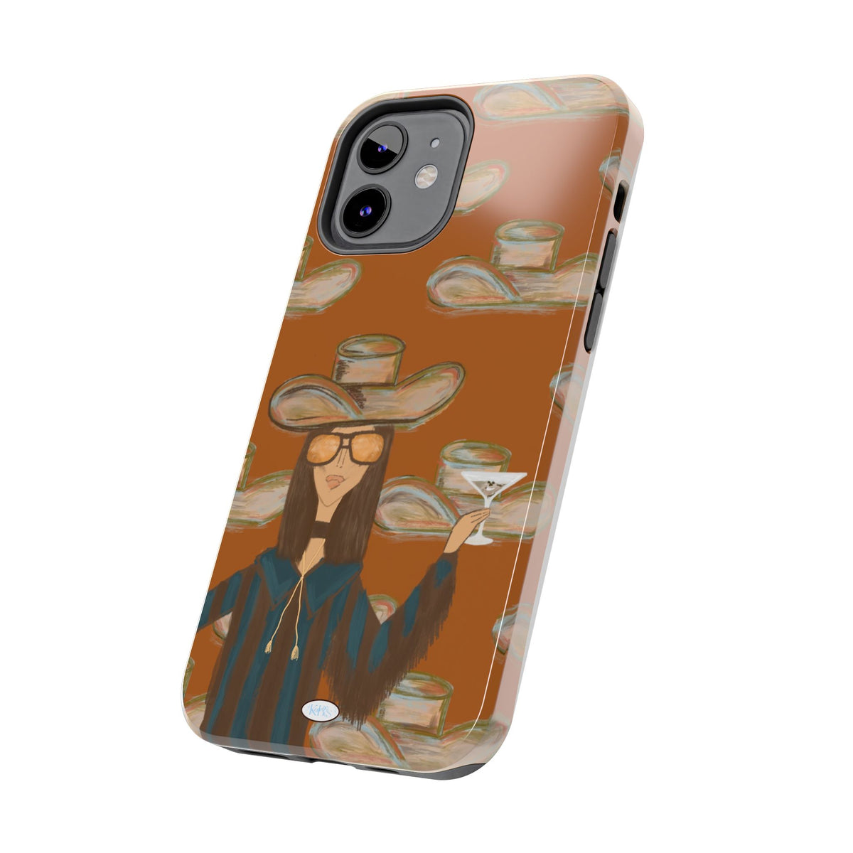 Cocktail Cowgirl Tough Case for iPhone