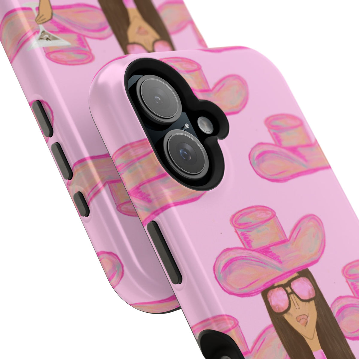 Cocktail Cowgirl MagSafe Case - Pink