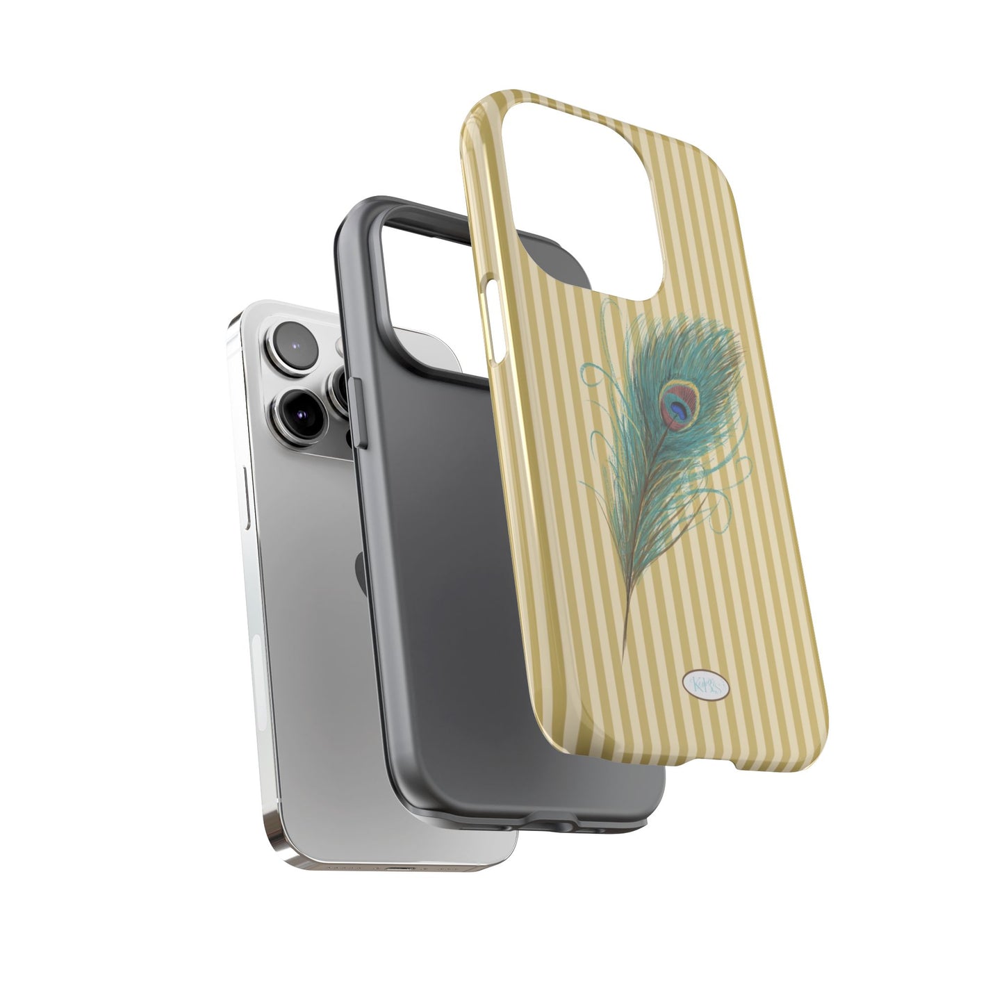 Peacock Feather Tough Case for iPhone