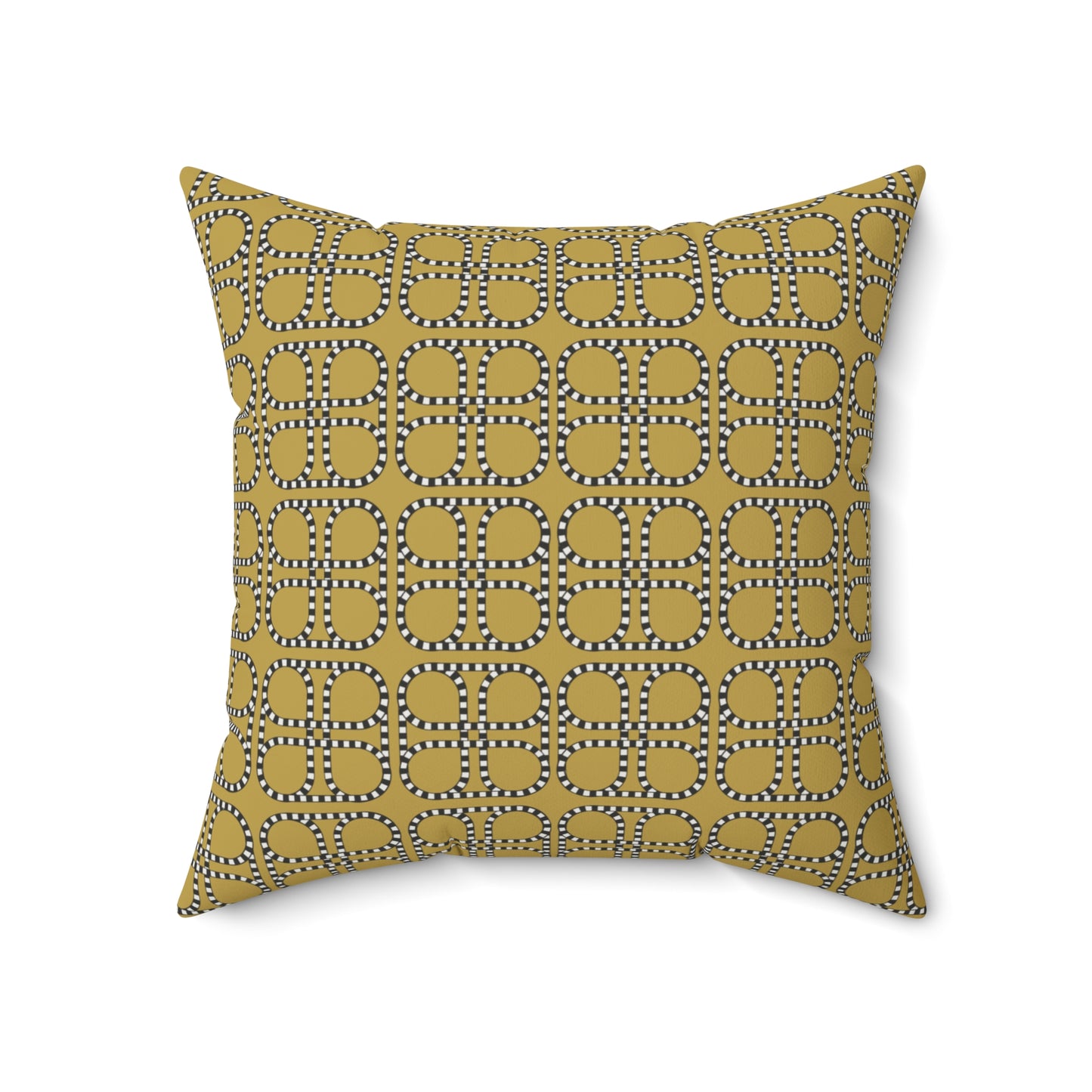Looped Link Throw Pillow