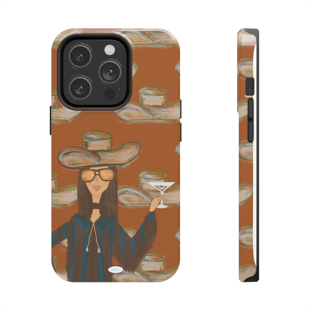 Cocktail Cowgirl Tough Case for iPhone