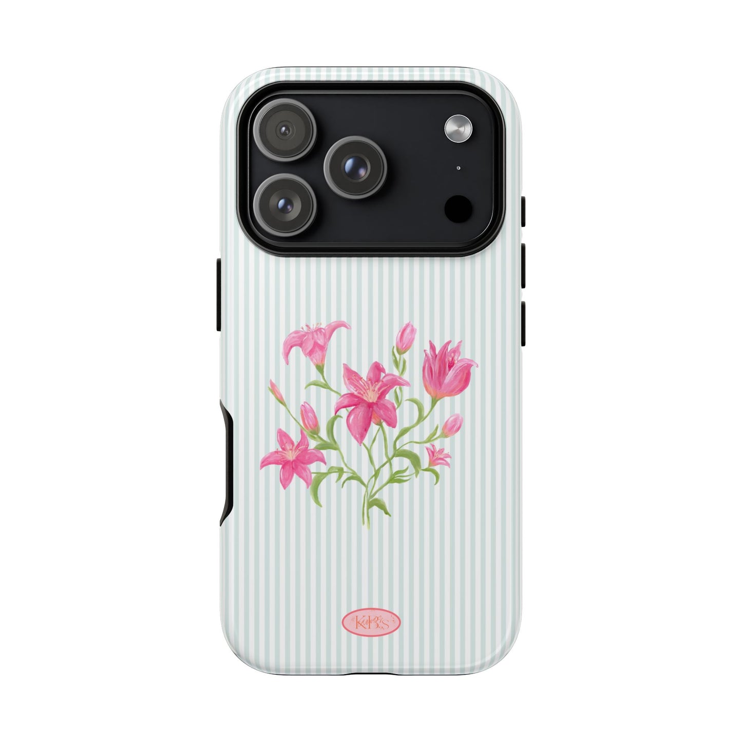 Lily Bloom Tough Case for iPhone - Blue