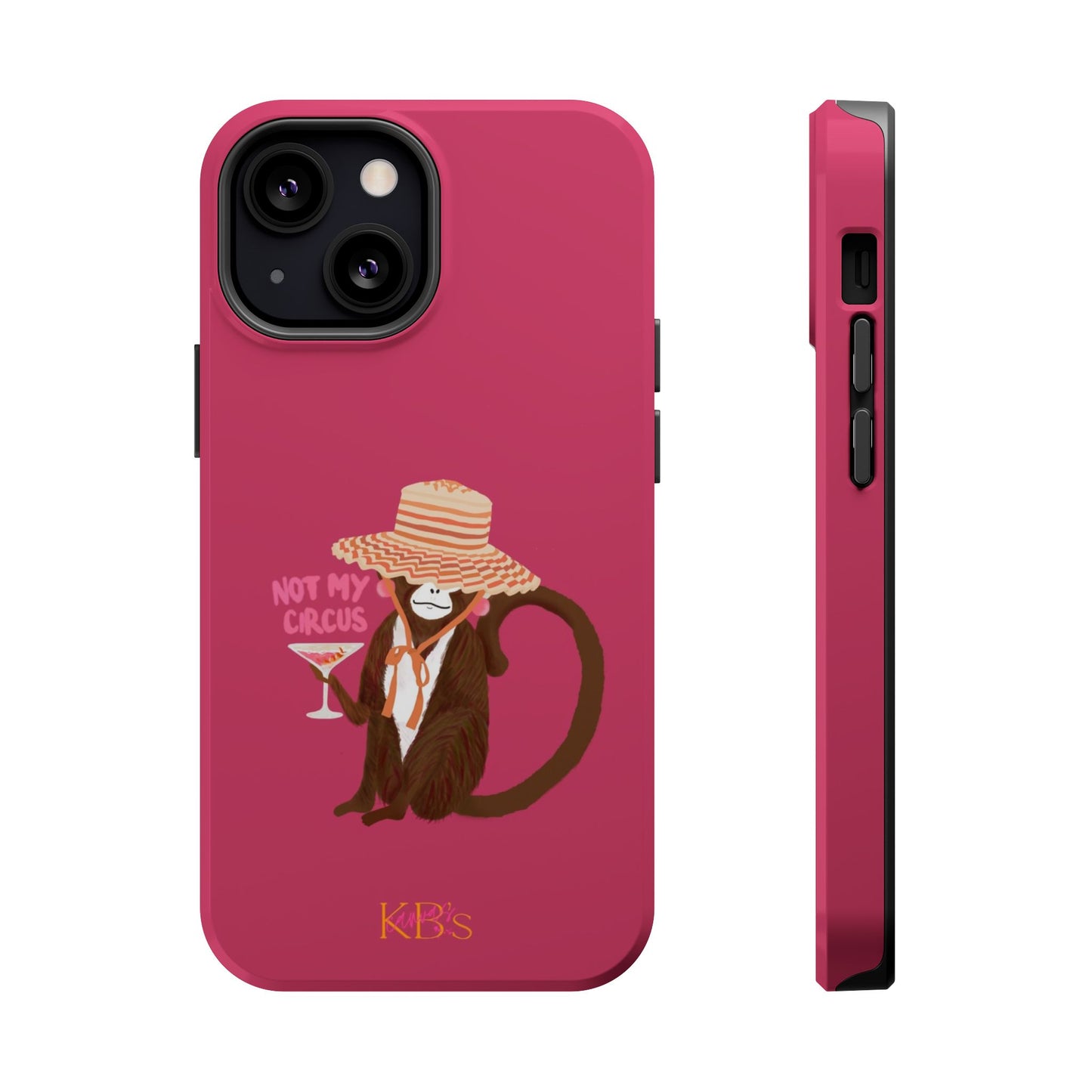 Not My Circus Mag Safe Case - Magenta