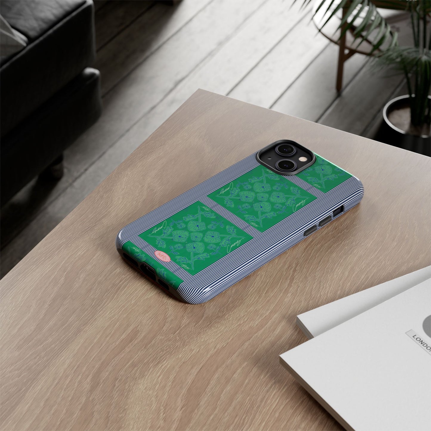 Flora Bloom Scarf Tough Case for iPhone