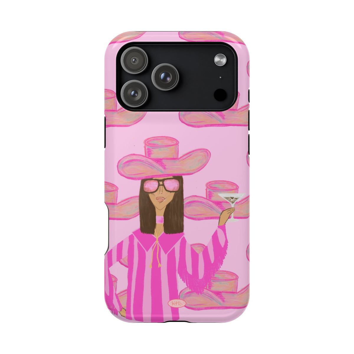 Cocktail Cowgirl MagSafe Case - Pink