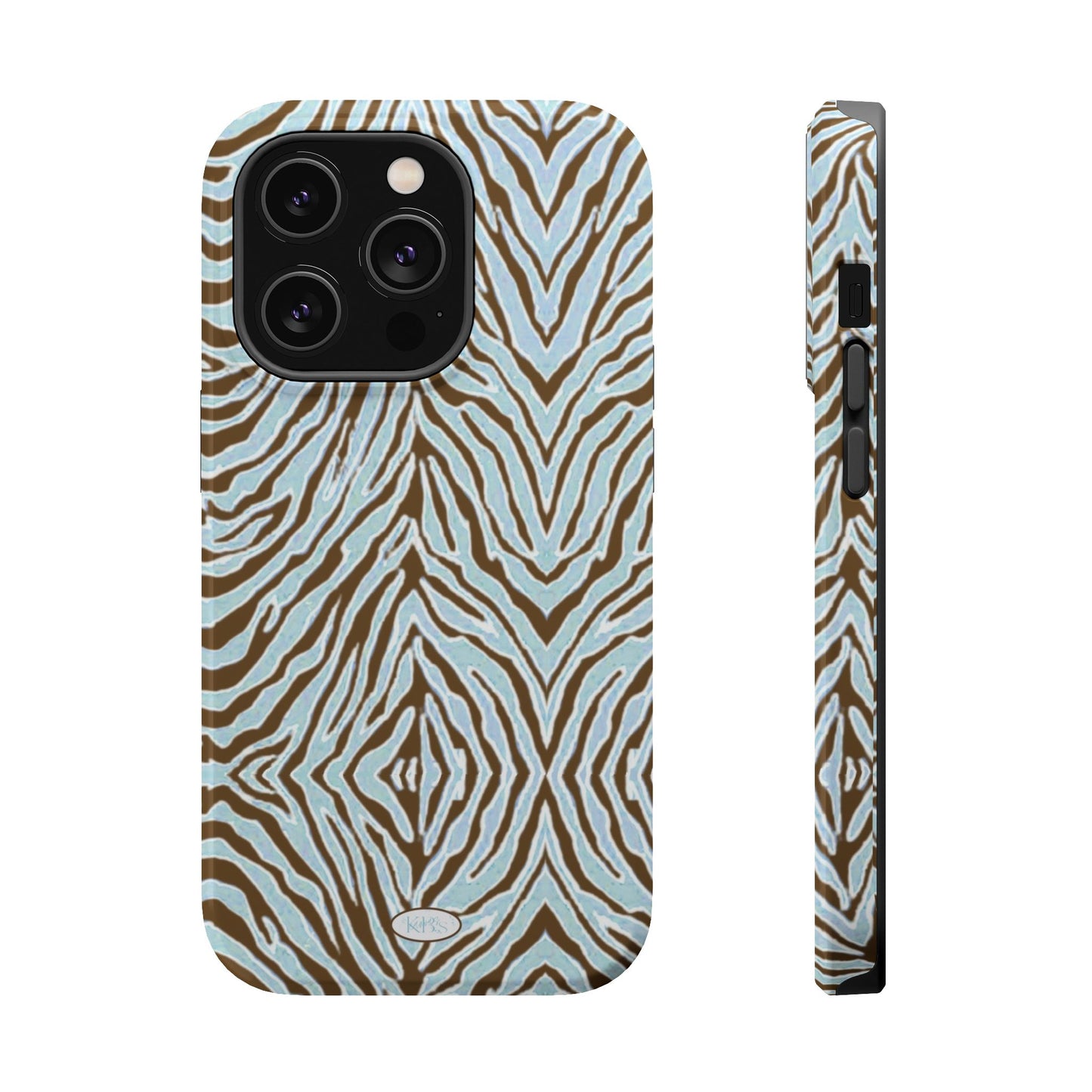 Zebra Bleu Mag Safe Case for iPhone