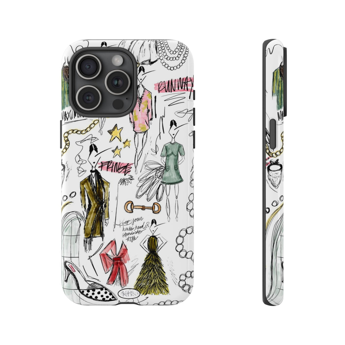 Fashion Sketch Tough Case for iPhone - Multi