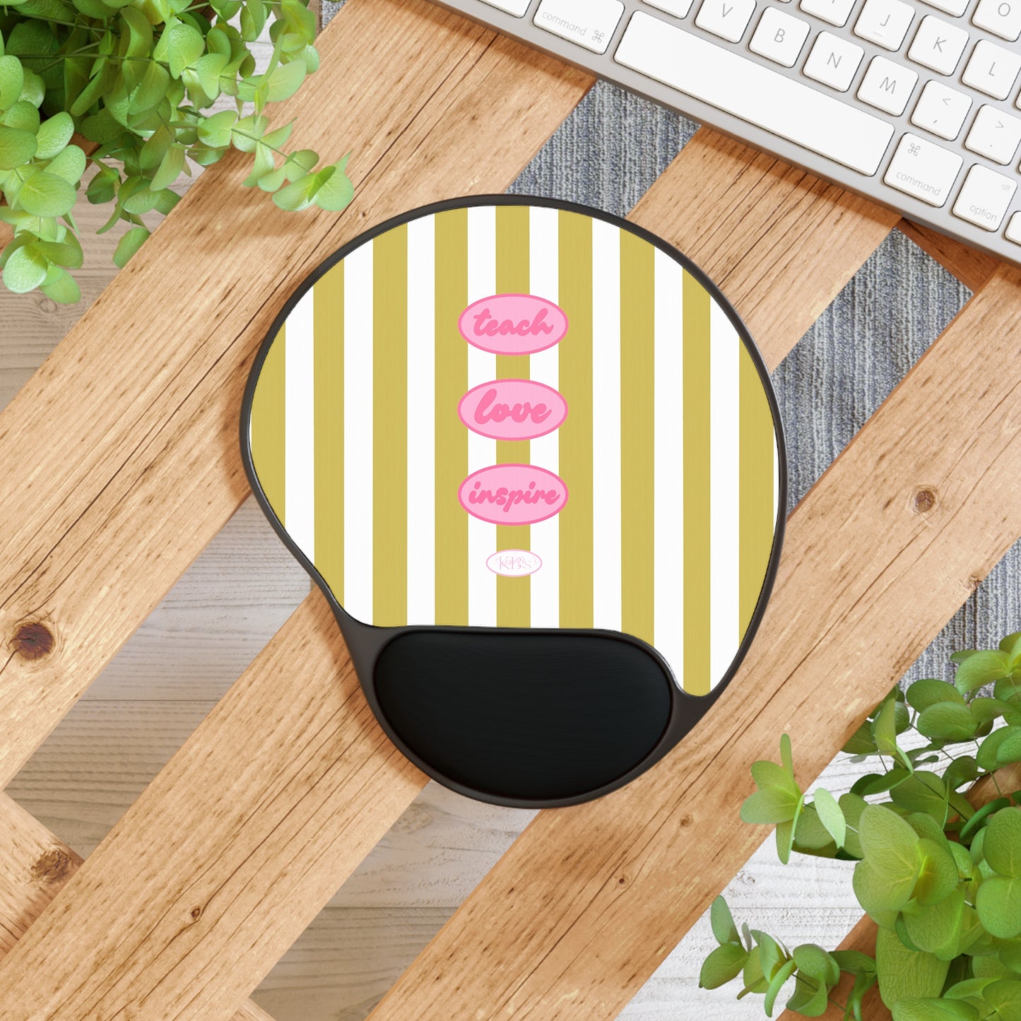 Teach Love Inspire Memory Foam Mouse Pad