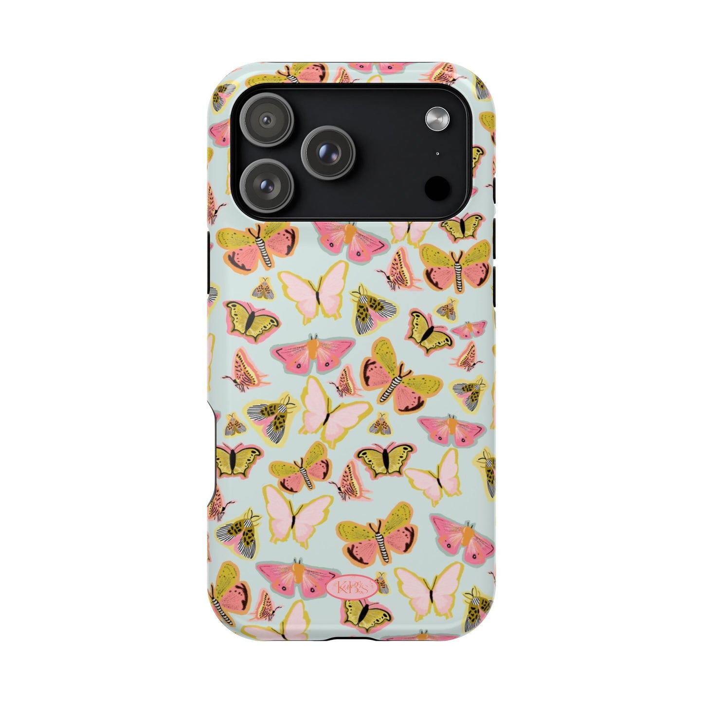 Butterfly Muse Mag Safe Case for iPhone - Blue