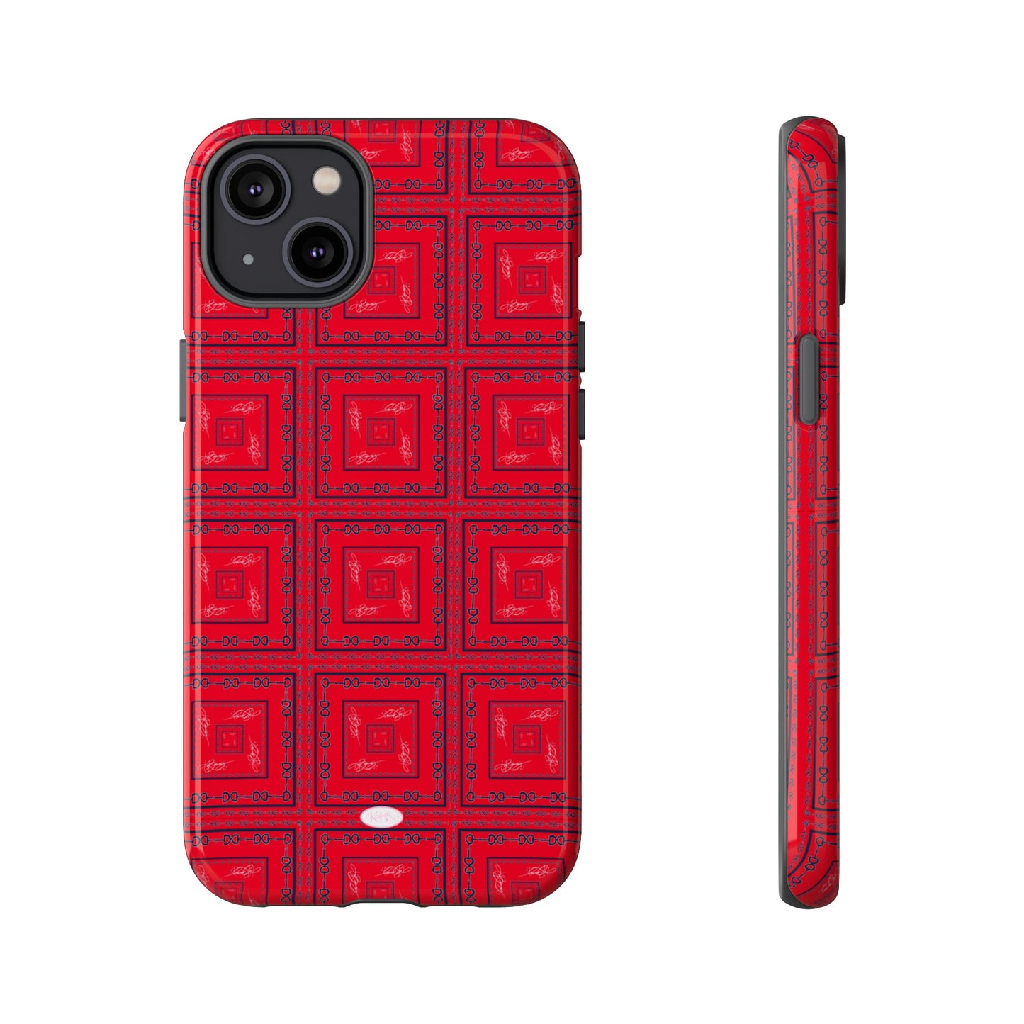 Red & Blue Horsebit Tough Case