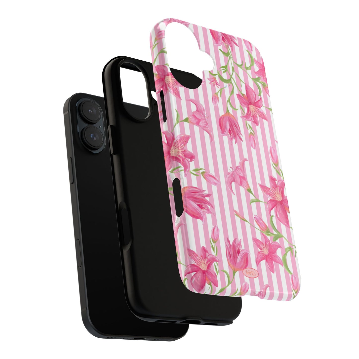 Azalea Stripe Tough Case for iPhone - Pink