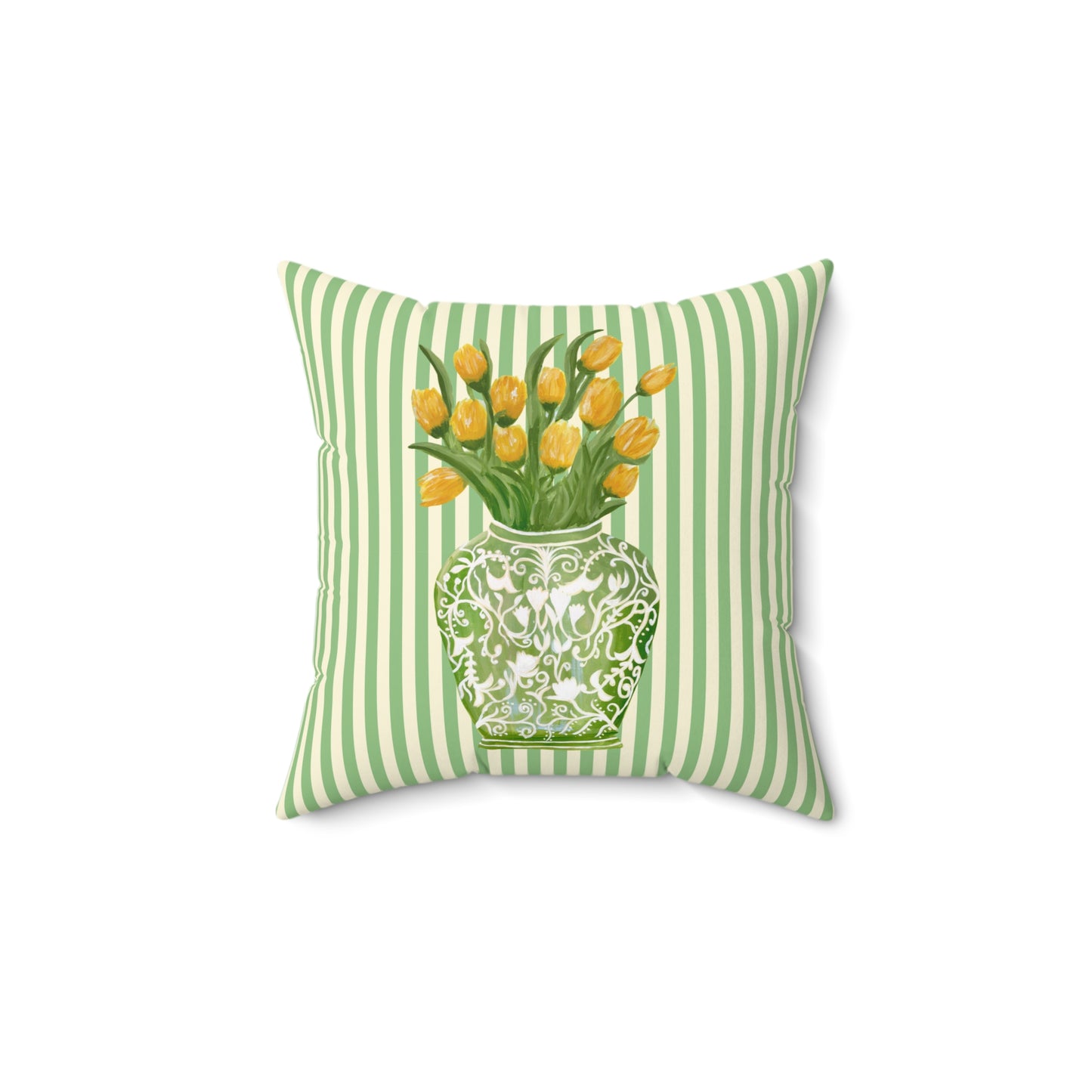 Tulip Haus Throw Pillow