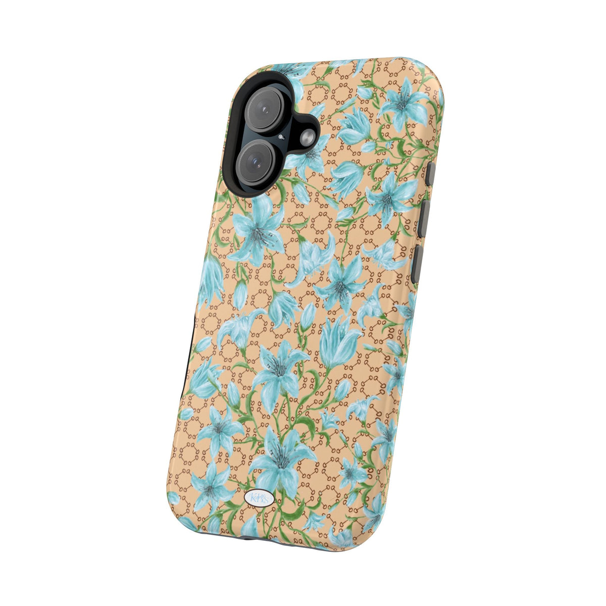 Horsebit Fleur Mag Safe Case for iPhone