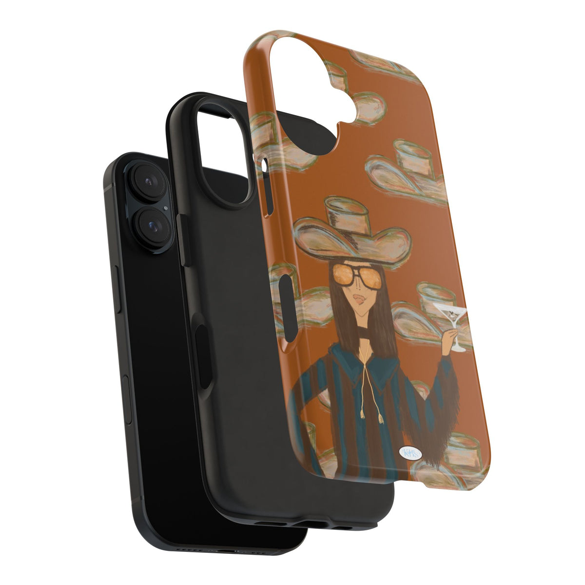 Cocktail Cowgirl Tough Case for iPhone