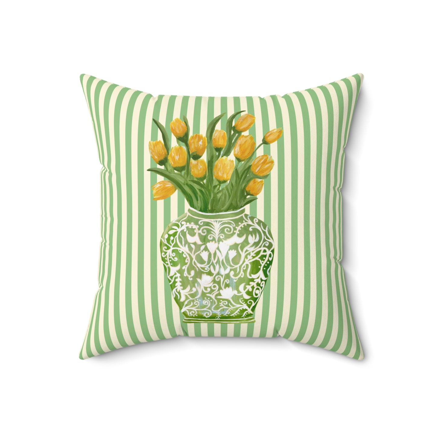 Tulip Haus Throw Pillow