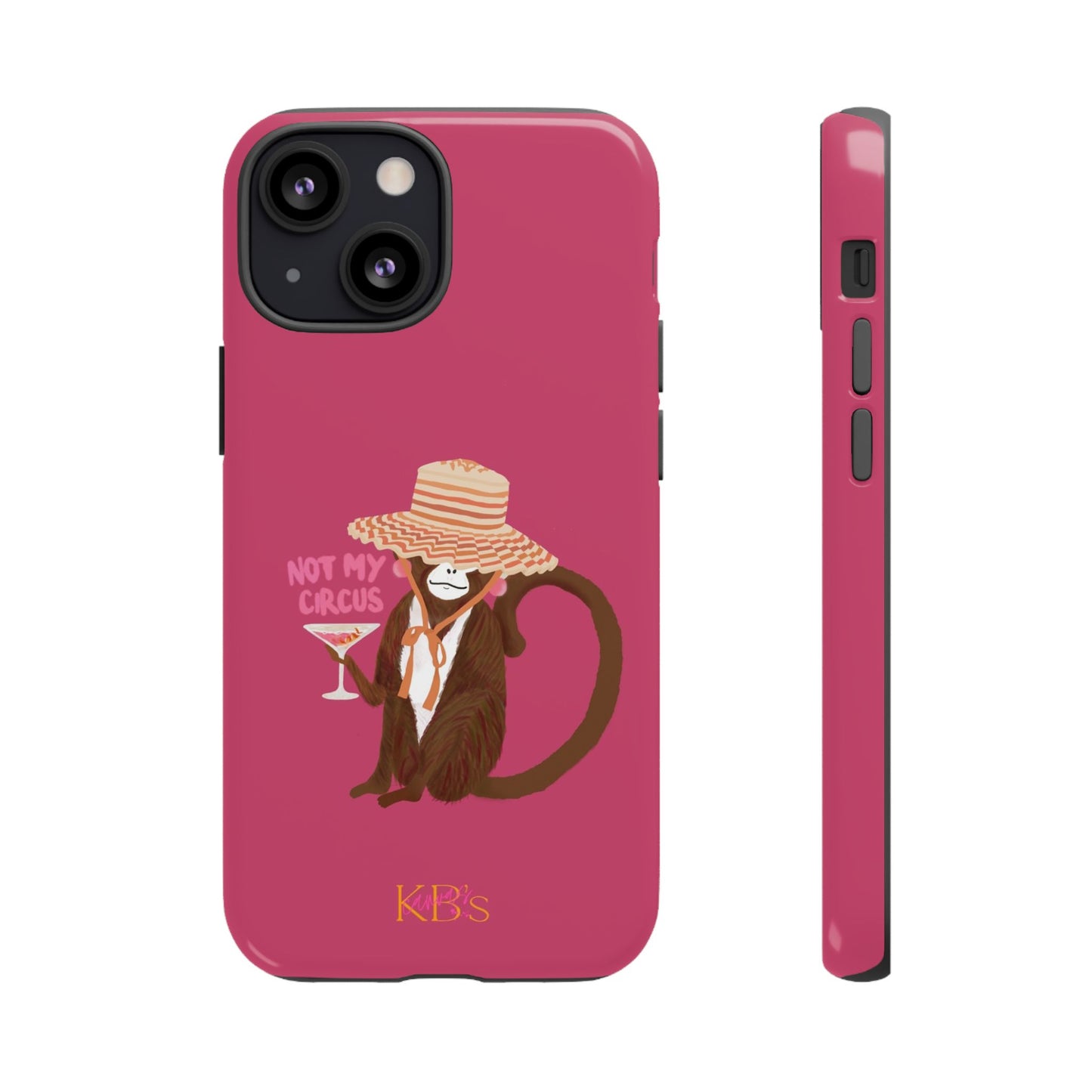 Not My Circus Tough Case for iPhone - Pink
