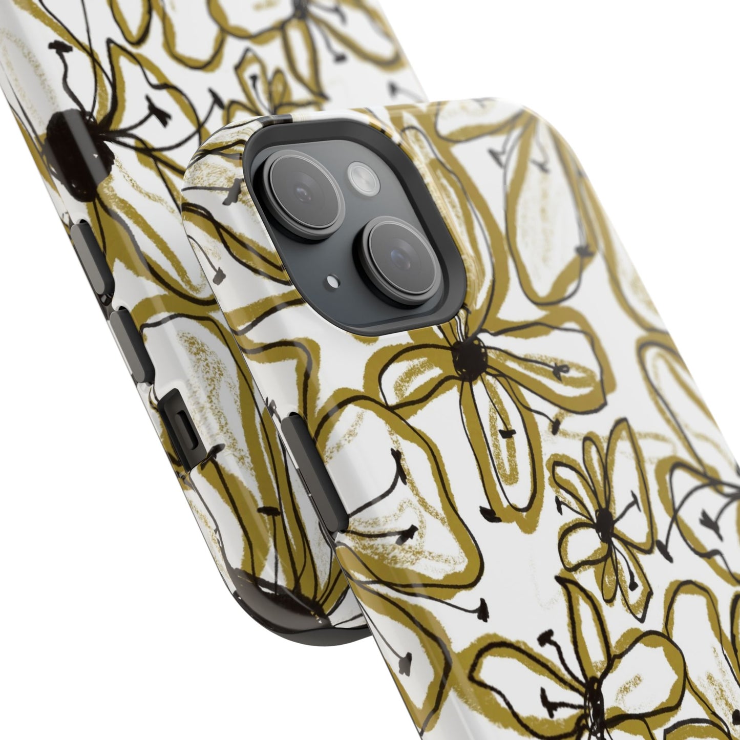 Floral Sketch Mag Safe Case for iPhone