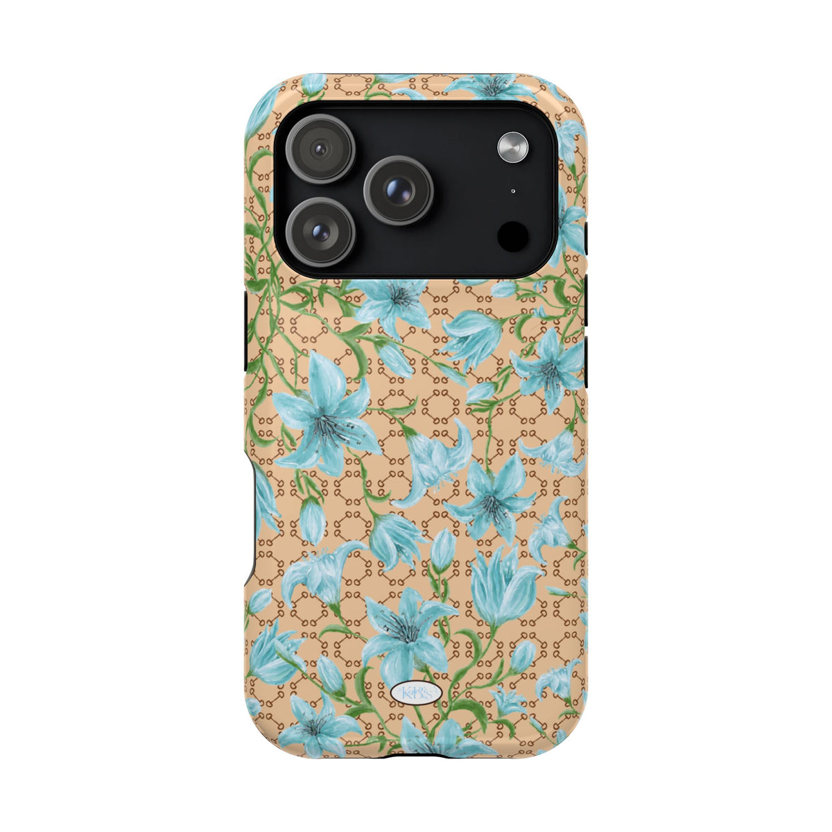 Horsebit Fleur Mag Safe Case for iPhone