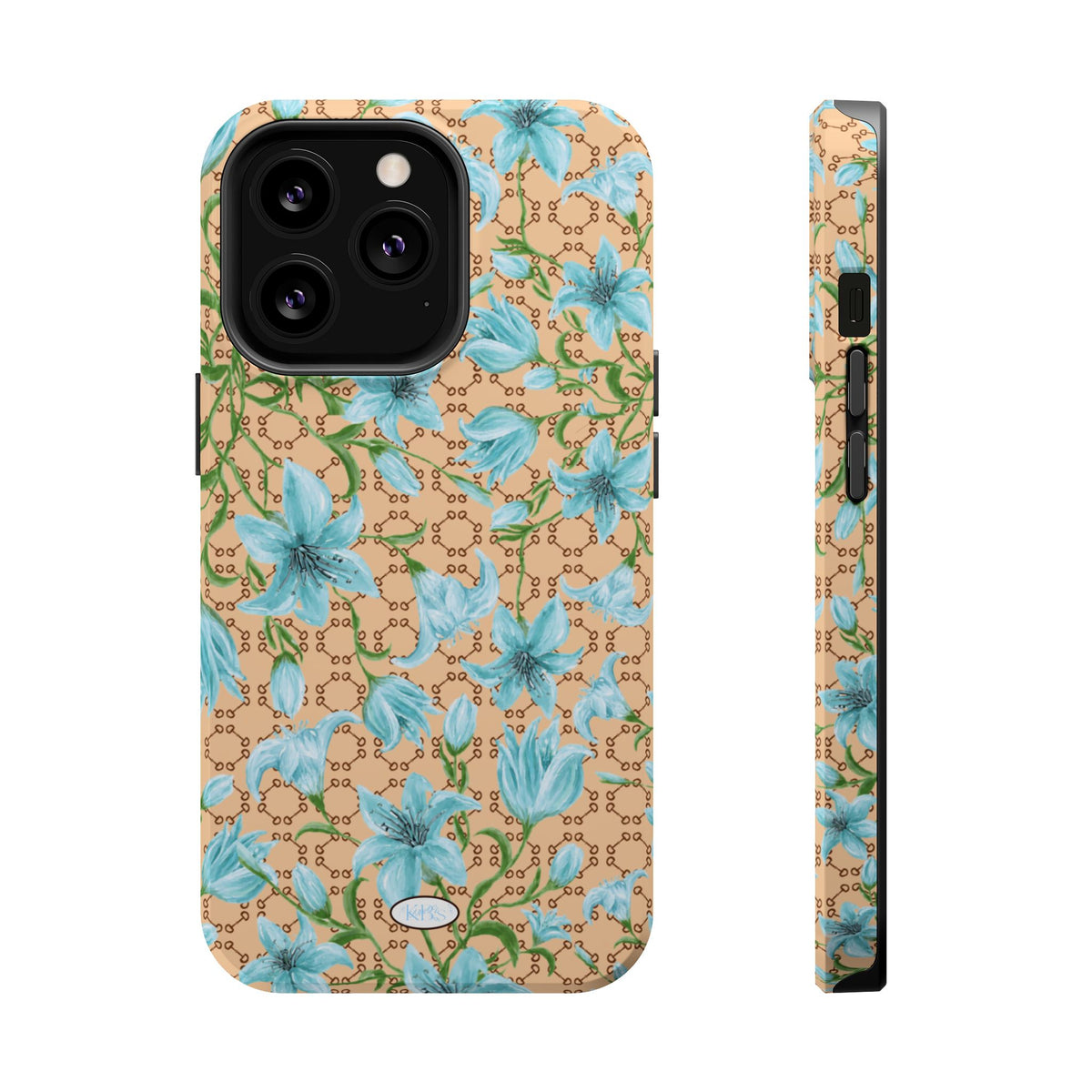 Horsebit Fleur Mag Safe Case for iPhone
