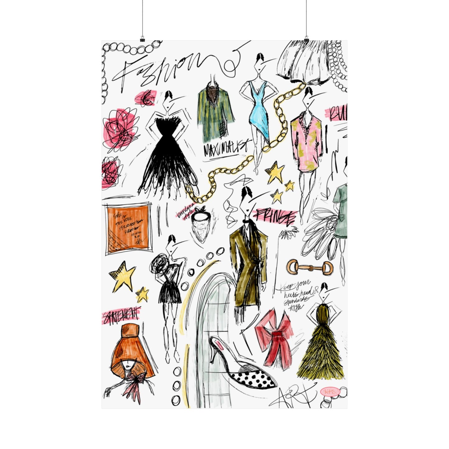 Fashion Sketch Print