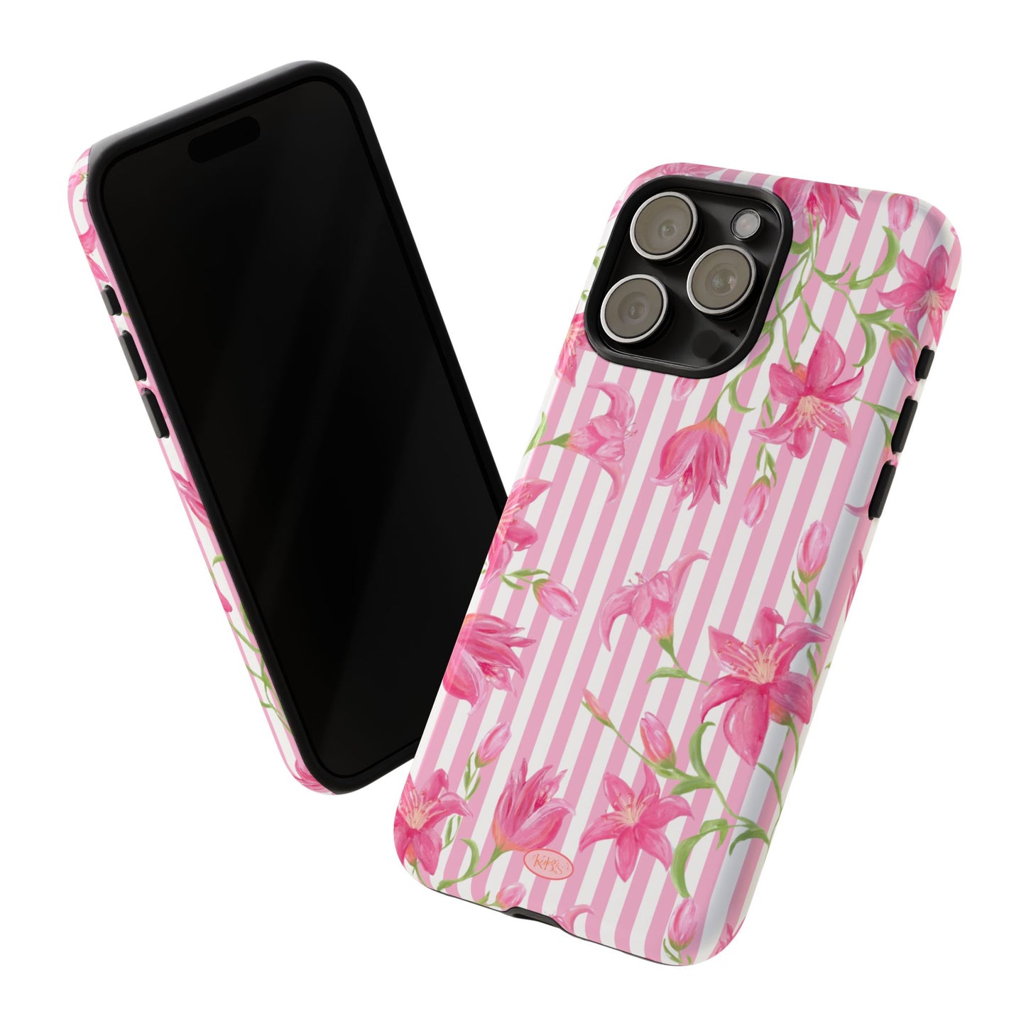 Azalea Stripe Tough Case for iPhone - Pink
