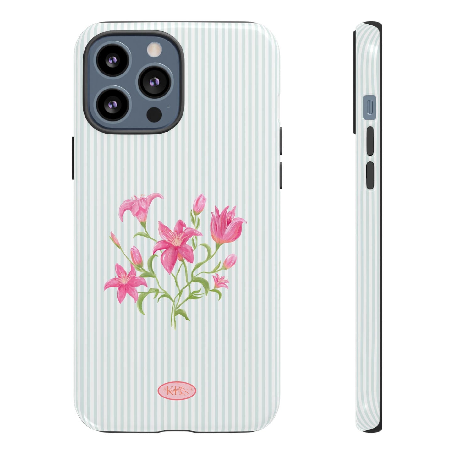 Lily Bloom Tough Case for iPhone - Blue